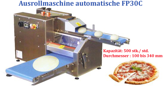 Pizza Ausrollmaschine automatische FP30C